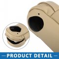A Absopro Automobile Armrest Cover Side Seat Protector For Lexus Rx300 2003 Microfiber Leather Beige Set Of 2