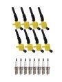 Heavy Duty Ignition Coil Pack And Platinum Spark Plug Set Of 8 Ford 4 6l For 1997 Mustang 1999 2000 Expedition F 150 Dg508