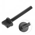 Uxcell 1 4 X 2 Inches Thumb Screw Bolt Hand Driven Spade Plastic Screws British Standard Thread For Rc Model Aircraft 5 Pcs
