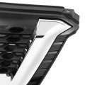 Ni1200301 Factory Style Front Bumper Grill Grille Assembly With Chrome Moulding Compatible Nissan Kicks 2018-2020 Matte Black