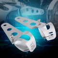 Motorcycle Headlight Bracket Motorcycle 1 Pair Stainless Steel Universal Mount Stand Support Silver