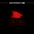 Amerilite 2 Door L E D Taillights Black For Honda Civic Passenger And Driver Side
