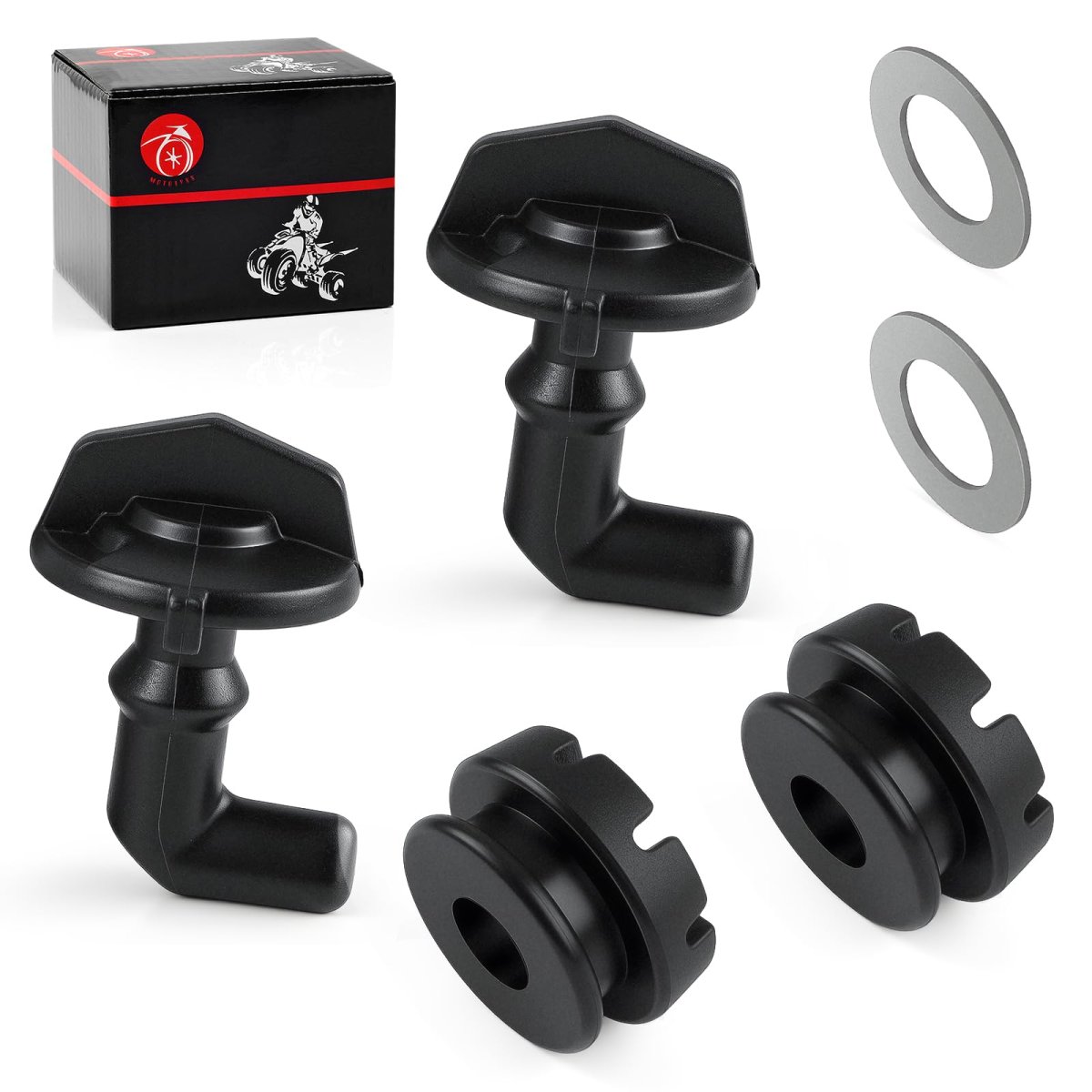 Polaris Rzr 570 800 900 2pcs Hood Latch Toggles Grommets Kit 2012-2022