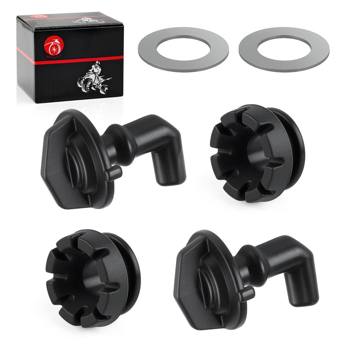 Polaris Rzr 570 800 900 2pcs Hood Latch Toggles Grommets Kit 2012-2022