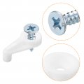Uxcell Glass Retainer Clips 0 9 X 51 Inch Panel Fixing Clip With Screws For Cabinet Doors 4 Color 1set