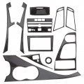 Autokay 11pcs Carbon Fiber Full Interior Set Kit Cover Trim Fits For Infiniti Q50 Q60 2014 2015 2016 2017 2018 2019