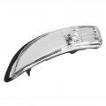 Qiilu Car Door Wing Mirror Indicator Lens Clear Fits For Ford Fiesta Mk7 Mk7 5 2009-2017 Left Side