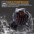 Motorcycle Tail Lights With Side License Plate Bracket Brake Integrated Stop Light Waterproof Aluminum Universal 12v For