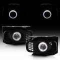 1999-2003 Ford F150 Expedition Halo Projector Fog Lights Lamps W Switch Assembly Driver Passenger Side 