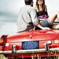 License Plate Covers Dot Mandala Flower Blue And Purple Boho Chic Bohemian Cosmic Love Retro Floral Custom Personalized Fronts
