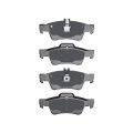 Front Brake Pads For Mercedes Benz Sl550 2007 To 2012 4000 Hybridynamic Series Electronic Wear Sensor 2 27 Inner Pad Height 5 