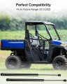 2 Pcs Front Window Lift Support Fit For Polaris Ranger 2013-2025 Windshield Gas Shock Strut Replace C16-32076