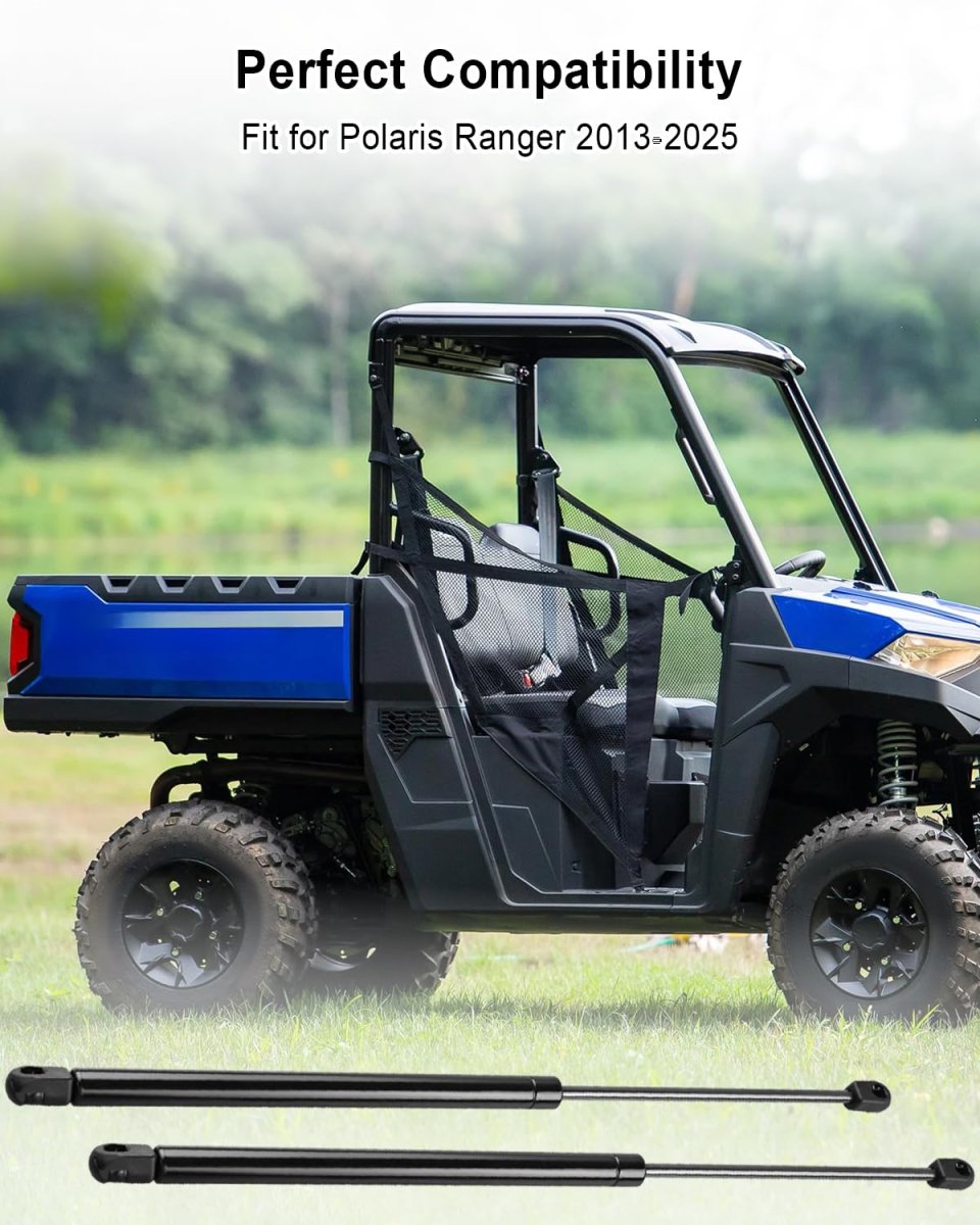 2 Pcs Front Window Lift Support Fit For Polaris Ranger 2013-2025 Windshield Gas Shock Strut Replace C16-32076