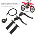 7 8 Throttle Handle With Cable Kit Brake Clutch Lever Assembly Replacement For Xr80 Crf70 Crf80 Xr100 Crf100 Dirt Bike