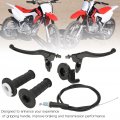 7 8 Throttle Handle With Cable Kit Brake Clutch Lever Assembly Replacement For Xr80 Crf70 Crf80 Xr100 Crf100 Dirt Bike