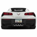 Ipick Image For Chevrolet Corvette C7 Stingray In 3d On Silver Real 3k Carbon Fiber Finish Abs Plastic License Plate Frame