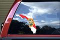 10in X 9in Die Cut Florida Sticker By Stickertalk 
