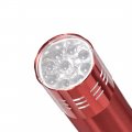 Uxcell 9 Led Mini Aluminum Flashlight Torch With Lanyard Aaa Battery Not Included Multicolor 4pcs For Camping Hiking Hunting
