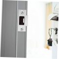 Gadpiparty 3pcs Dead Bolt Door Lock Plate Latch Plates Deadbolt Reinforcement Covers Locks For Front Stainless Steel Wooden