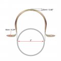 Uxcell 2inch Rigid Pipe Strap 2 Holes Tube Straps Iron Tension Clip Clamp 40pcs