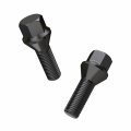10pcs Extended Black 12x1 5 Lug Bolts 30mm Shank Length Cone Seat Not Oem Compatible With Bmw 128i 135i 318i 320i 325i 328i
