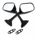 Httmt Mt062- Motorcycle Oem Aftermarket Racing Mirror Compatible With 2004 2005 Suzuk Gsxr 600 750 Gsx-r Gsx-r750 Black