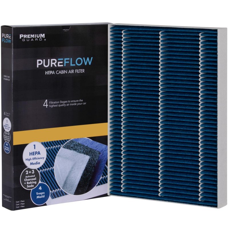 Pureflow Hepa Cabin Air Filter Pc99334hx Fits 2018-22 Audi Q5 2017-22 Q7 2017-21 A4 Quattro A5 2019-22 Porsche Cayenne