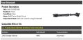 Front Driveshaft 24 25 Long Compatible With 2000 Dodge Dakota 4wd With 24-1 4 Inch Automatic Transmission