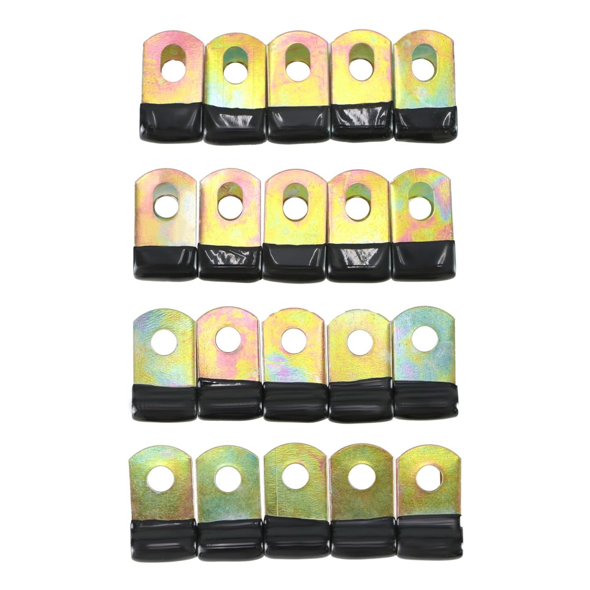 Brake Line Clip Set For 3 16 In Tube 20 Pcs Cushioned Alloy Steel Clips With Rubber Insulation Stabilizing And Protecting Lines