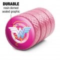 Wonder Woman 80th Pastel Logo Tire Rim Wheel Aluminum Valve Stem Caps