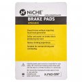 Niche Brake Pad Set For Honda St1100 45105-ml7-405 06455-maj-g41 Front Rear Organic