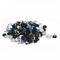 Furniture Table 16mm Dia 304 Stainless Steel Cap Nails Mirror Screws 100pcs 