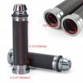 Universal 7 8 22mm Rubber Handlebar Hand Grip Bar End For Motorcycle Bike Cafe Racer