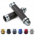Universal 7 8 22mm Rubber Handlebar Hand Grip Bar End For Motorcycle Bike Cafe Racer