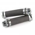 Universal 7 8 22mm Rubber Handlebar Hand Grip Bar End For Motorcycle Bike Cafe Racer