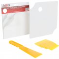 Abn Body Shop Mix Boards Kit Plastic Scraper And 100pc Filler Mixing Board For Filling Scratches