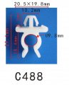 Autobahn88 Hood Prop Rod Support Clip Compatible With Nissan Oem 2422089986 Pack Of 20