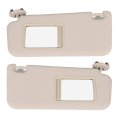 Aintier Left And Right Sides Sun Visor For 2006-2013 Toyota Rav4 Withroof Beige Sun Replace 74320-42501-b3 74320-42500-b3 