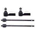 4pc Front Inner And Outer Tie Rod End Es3438 Ev427 For Nissan Altima 2002 2004 Maxima 2008 