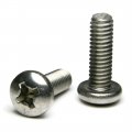 Phillips Pan Head Machine Screws 18 8 Stainless Steel 10 32 X 1 2 In Silver 250 Pieces