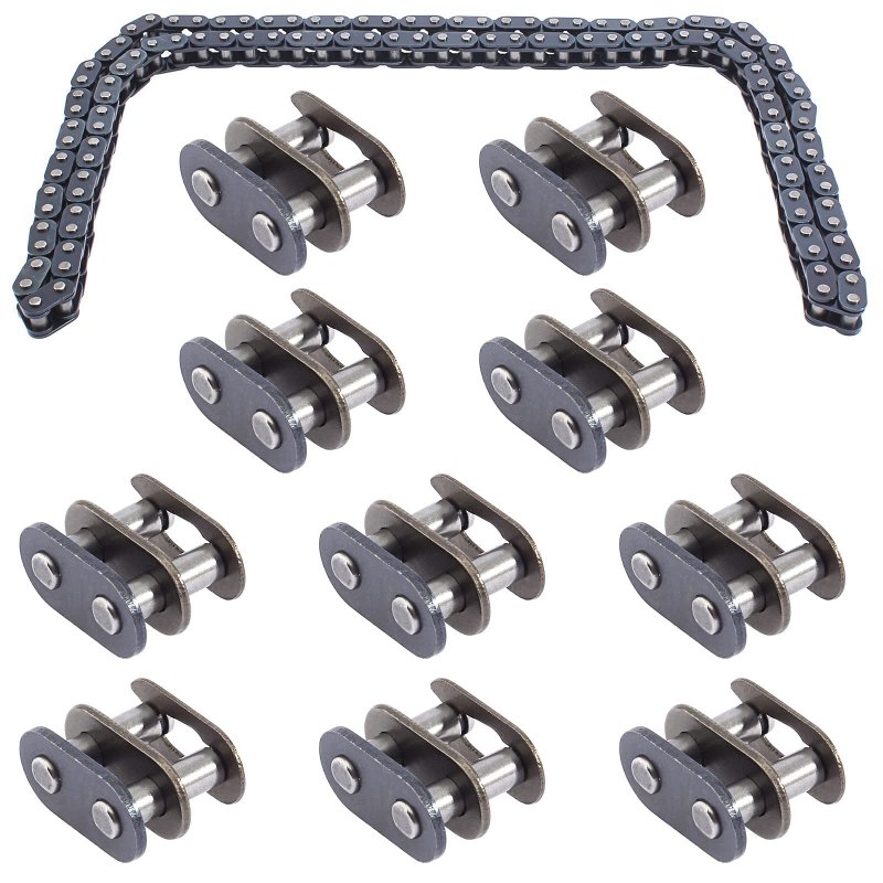 T8f Heavy Duty Drive 116 Chain With 10 Master Links For 43cc 47cc 49cc 2 Stroke Dirt Super Pocket Bike Motorcycle Mini Atv Quad