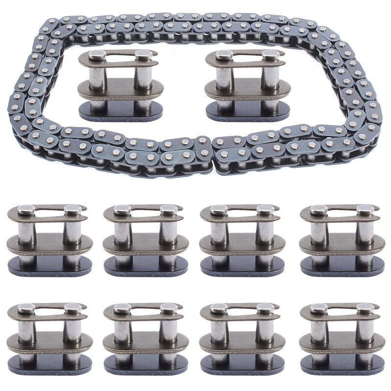 T8f Heavy Duty Drive 116 Chain With 10 Master Links For 43cc 47cc 49cc 2 Stroke Dirt Super Pocket Bike Motorcycle Mini Atv Quad