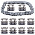 T8f Heavy Duty Drive 116 Chain With 10 Master Links For 43cc 47cc 49cc 2 Stroke Dirt Super Pocket Bike Motorcycle Mini Atv Quad