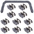 T8f Heavy Duty Drive 116 Chain 10pcs Master Links 43cc 47cc 49cc 2-stroke Dirt Super Pocket Bike Motorcycle Mini Atv Quad 4 