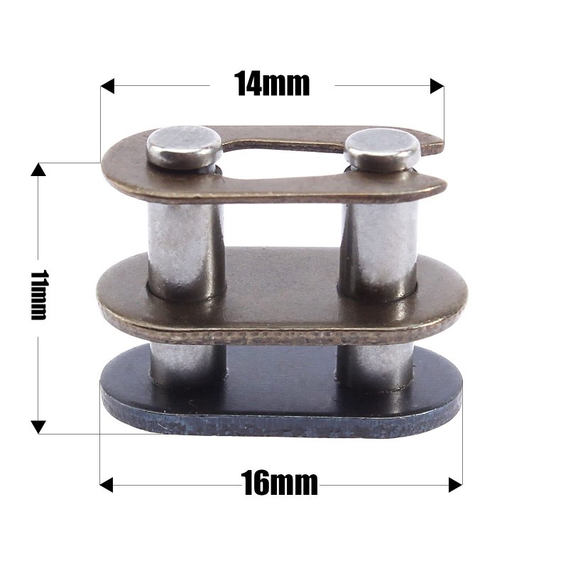 T8f Heavy Duty Drive 116 Chain With 10 Master Links For 43cc 47cc 49cc 2 Stroke Dirt Super Pocket Bike Motorcycle Mini Atv Quad