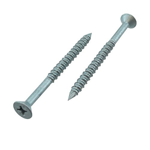 1 4 In X 2-1 Stainless Steel Flat Head Phillips Concrete Screws Box Of 100