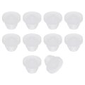10pcs Rubber Grommets 5mm Drill Hole 2 Id Top Hat Grommet Silicone Plug Gasket Wires Protection For Wiring Automotive Clear 
