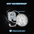 Nilight 2pcs 27w Round Flood Led Light Bar Driving Lamp Waterproof Jeep Off Road Fog Lights For Truck Car Atv Suv Boat 4wd 2 