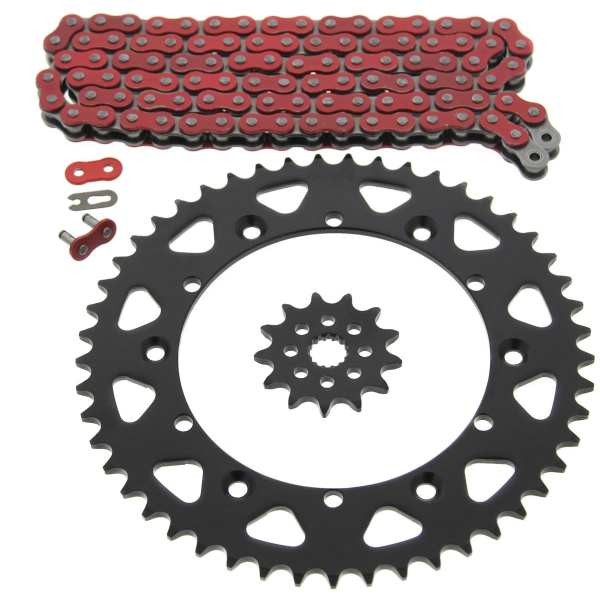 1993 1994 1995 1996 Fits Yamaha Yz125 125 Red Chain And Sprocket 13 49 116l