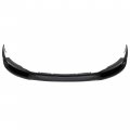 Hecasa Front Bumper Lip Compatible With 2013-2014 Ford Mustang Gt Lower Spoiler Pp Plastic Black 3pcs